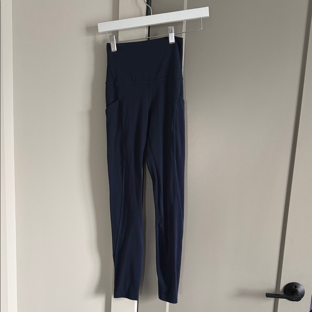 Align leggings w pockets navy